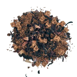 Berries and Cream fruit tea from C Tea House — a creamy, aromatic loose-leaf blend of ripe strawberries, raspberries, and sweet cream for a smooth, indulgent cup.