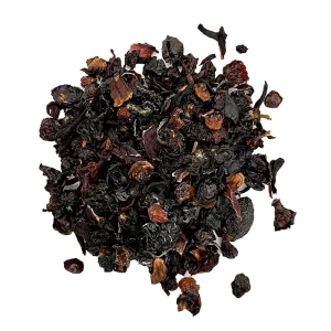 Berry Cabernet Herbal Tea loose-leaf blend from C-Tea House – deep berry and grape caffeine-free fruit tisane, winter teas