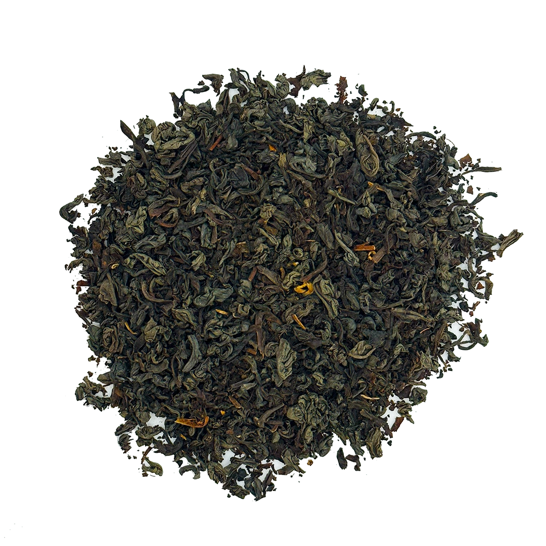 English Breakfast black tea from C Tea House — a bold, traditional blend with malty body and brisk flavor, perfect with milk or honey.