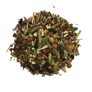 Loose leaf gingerbread chai tea blend. gingerbread chai lose leaf tea, chai tea, c tea house