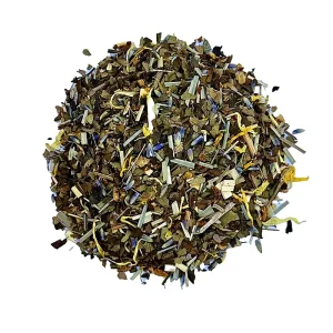 Lavender Lemongrass Herbal Tea loose-leaf blend from C-Tea House – floral and citrus caffeine-free herbal tea with lavender and lemongrass