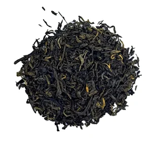 Loose black tea leaves pile. phoenix mountain loose leaf tea, oolong tea, c tea house
