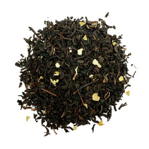 Loose leaf black tea with raspberry, raspberry black loose leaf tea, black tea, c tea house