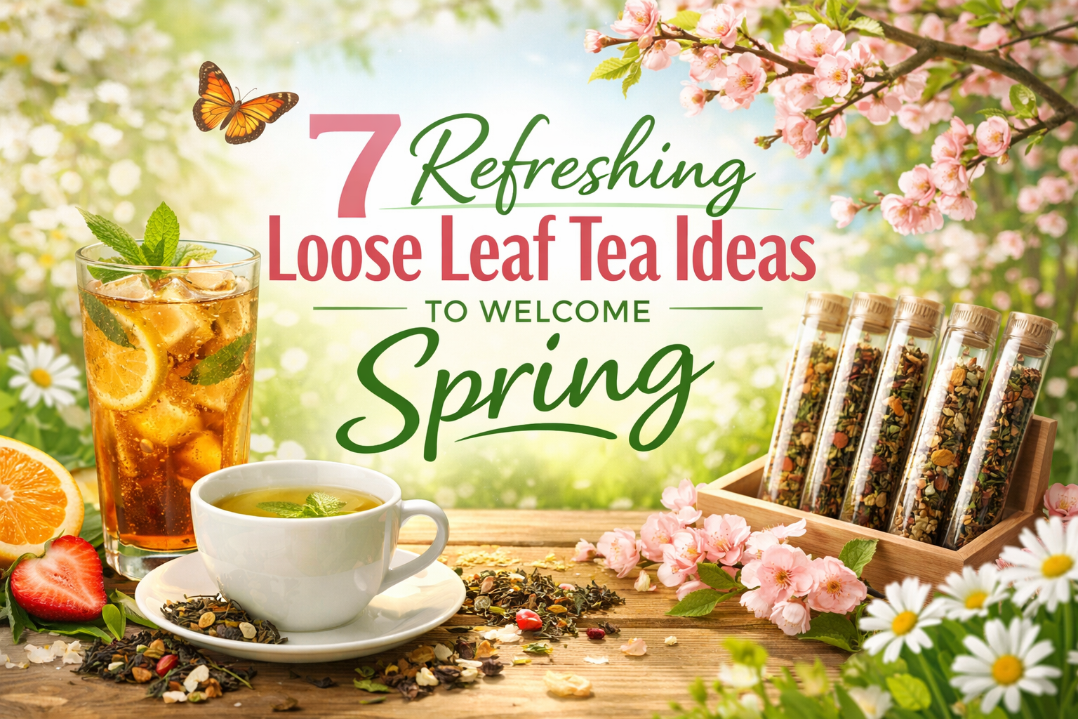 7 Refreshing Loose Leaf Tea Ideas to Welcome Spring